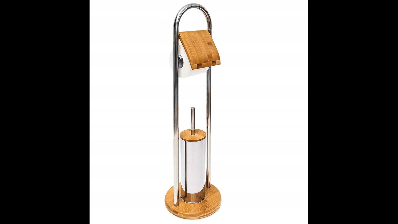 Toilet paper stand Bamboo 390228