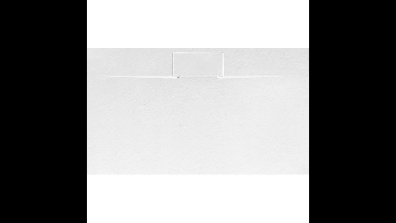 Duschtasse Bazalt Long White 80x120