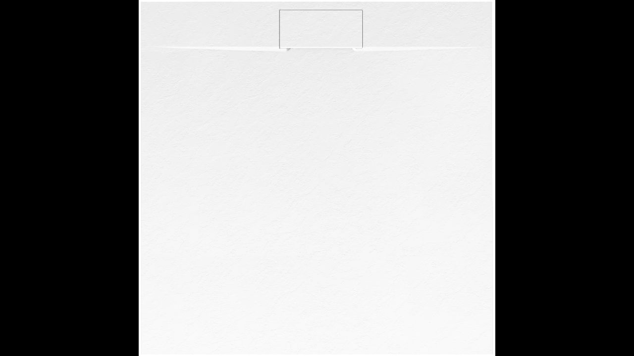 Корито за душ кабина Rea Bazalt White 90x90