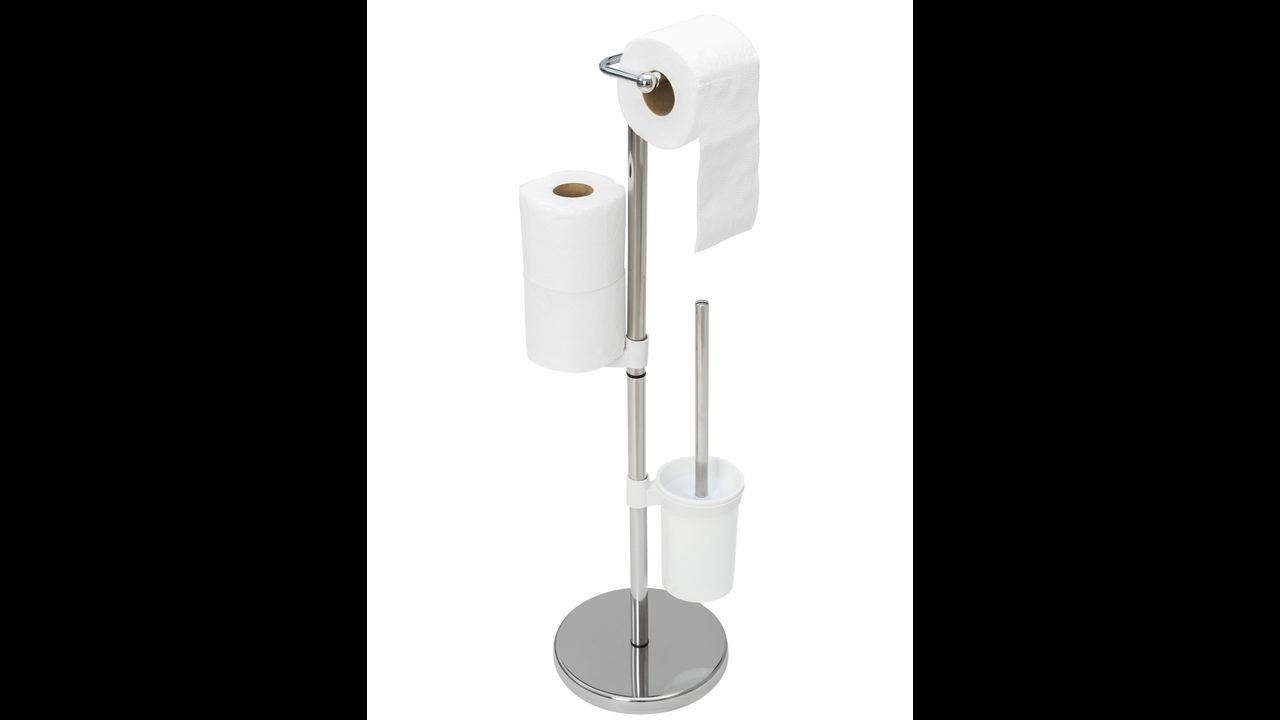 Стійка для туалетного паперу і йоржика 392597 Chrome