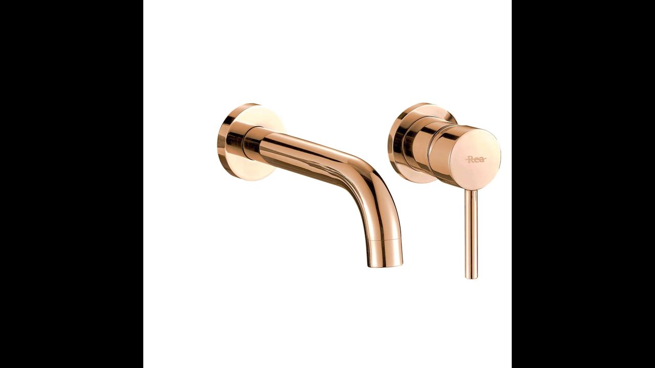 Wall Mounted faucet Rea Lungo Rose Gold + BOX