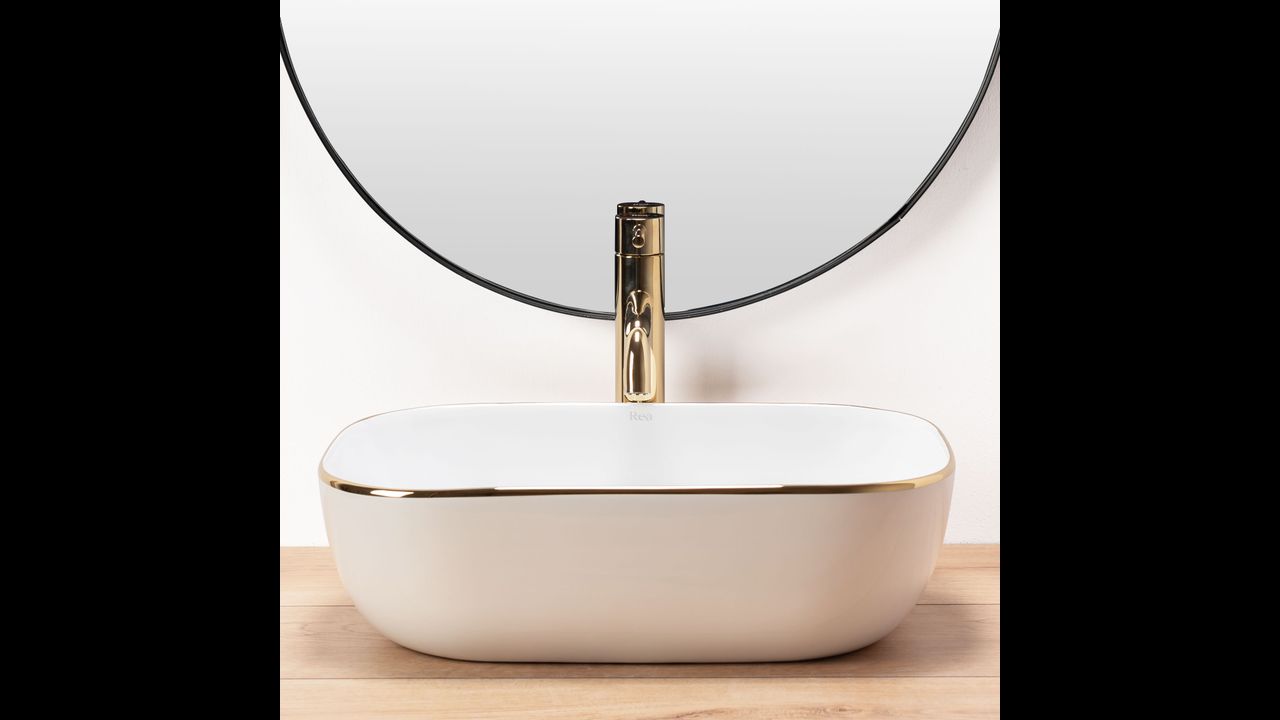 Sifón de lavabo Klik-Klak Universal Rose Gold - Rea