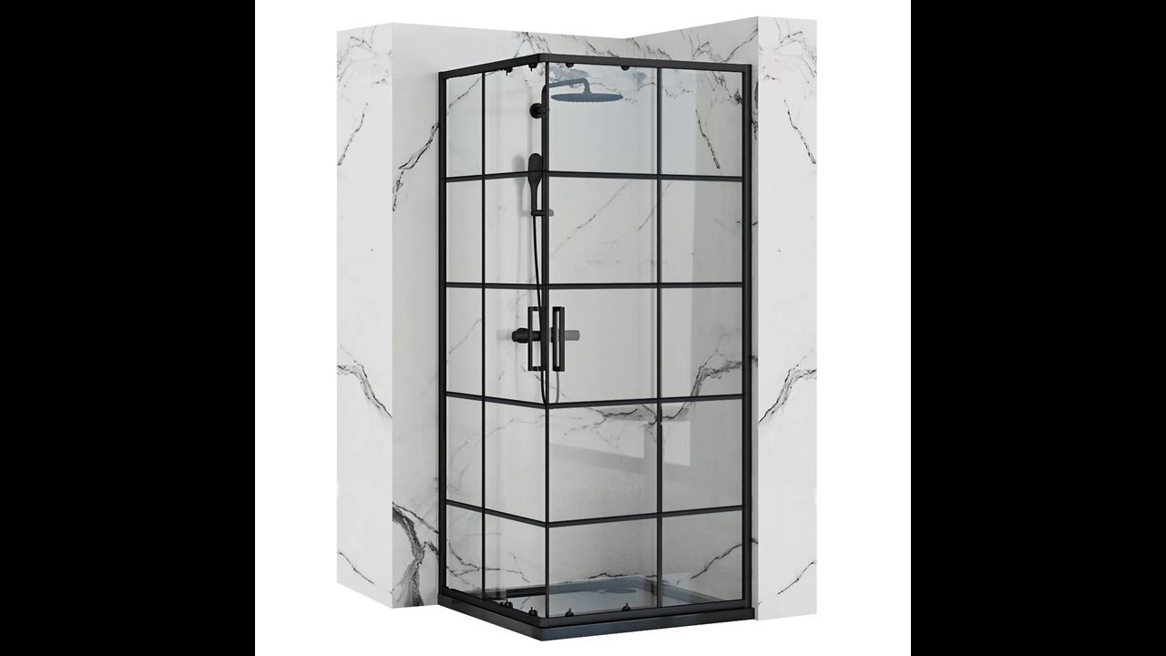 Cabina de ducha Rea Concept Black 90x90