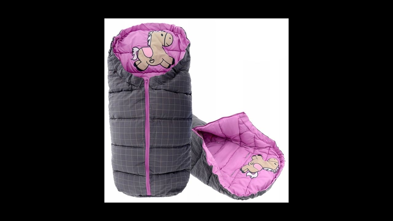 Dětský spací pytel 4v1 Horse Grey-Purple