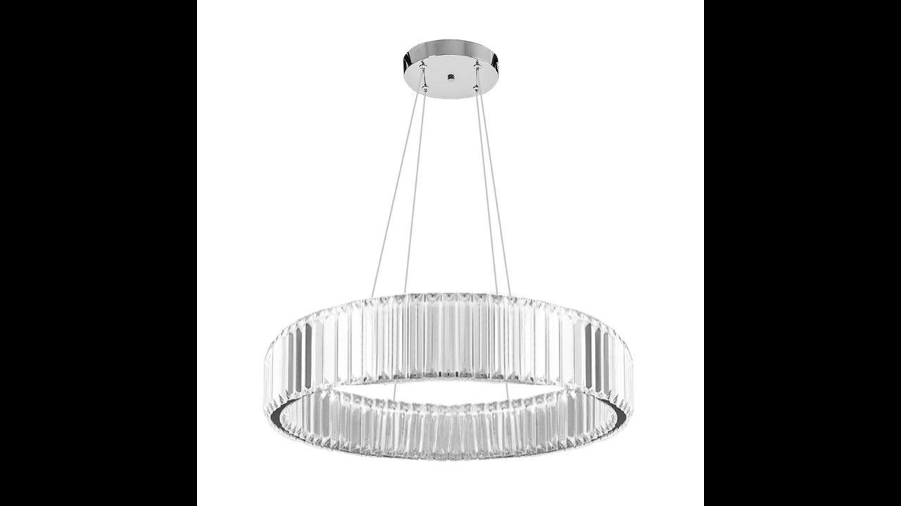 Kryształowa Lampa Sufitowa LED APP982-CP
