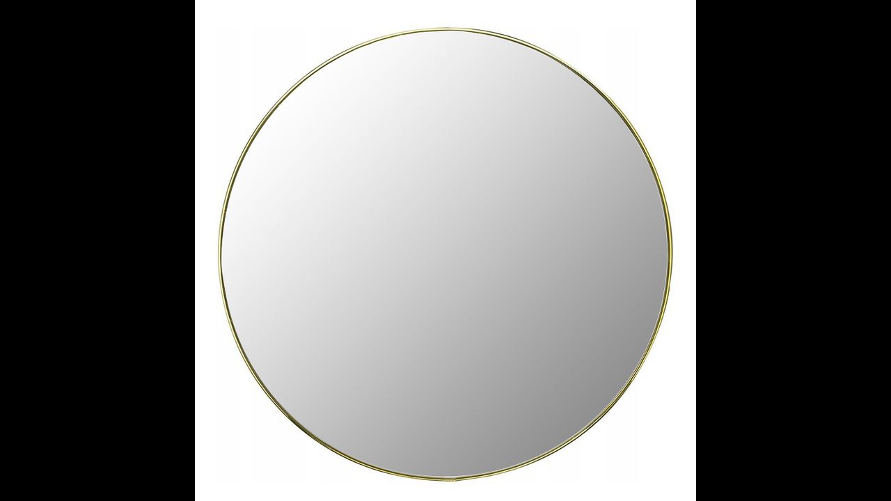 Okruglo ogledalo MR20G Zlato 60cm