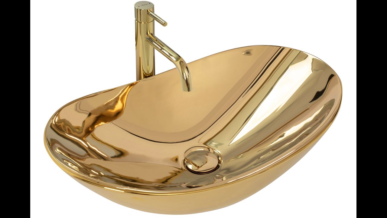 Nadgradni umivaonik Rea Royal Gold