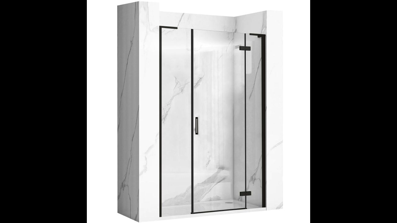 Shower doors Rea Hugo 110 Black