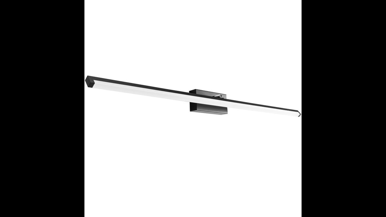 MIR-100CM, Lampada da parete sopra lo specchio, Illuminazione bagno, Una  lampada, una lampada sopra il quadro