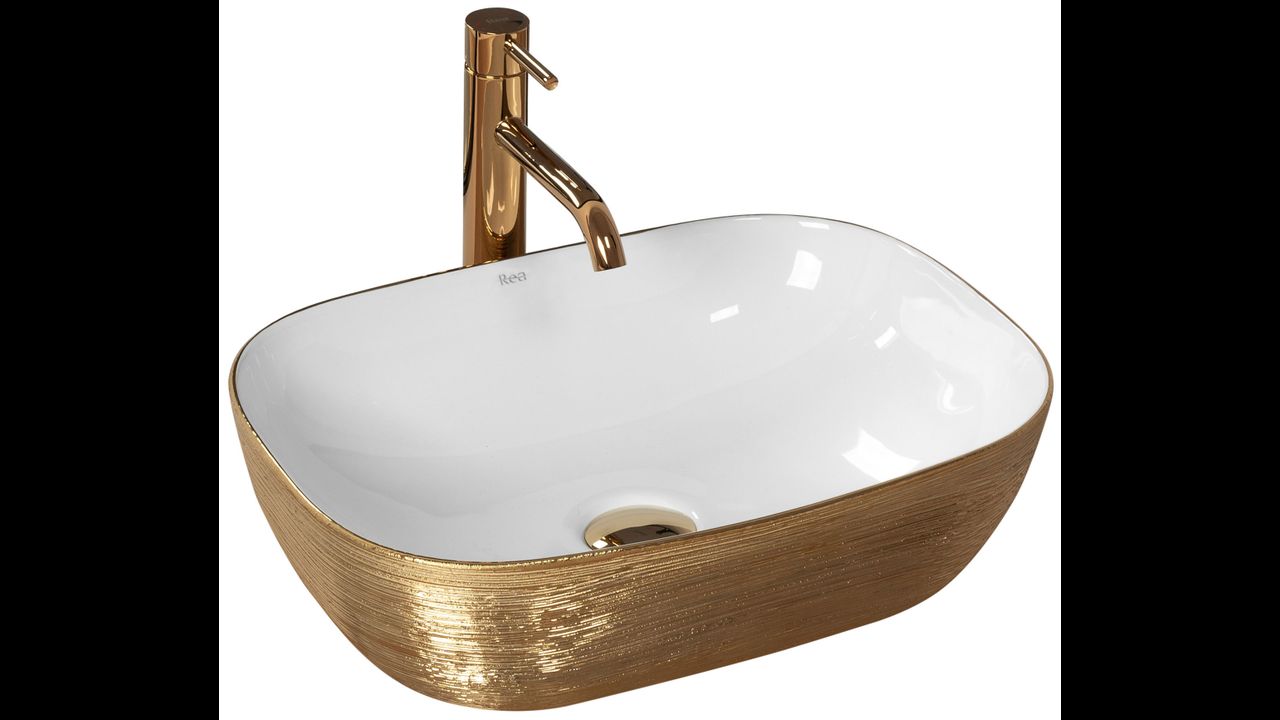 Sifón de lavabo Klik-Klak Universal Rose Gold - Rea