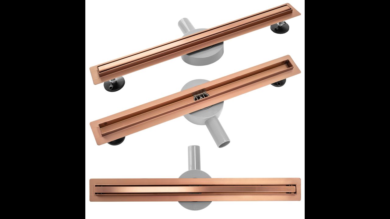 Duschrinne Rea Neo SLIM PRO brushed copper 70