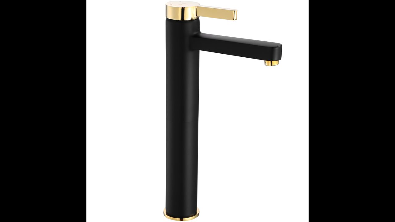 Bathroom faucet REA Polo Black Gold High