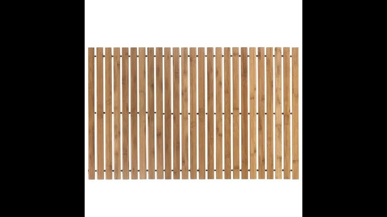 Covor baie bambus 50x80 cm 381176