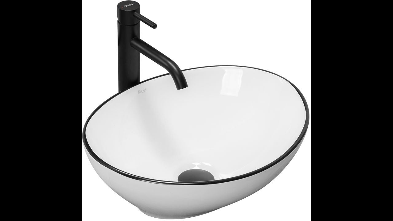 Bonde de lavabo universel clic-clac Rea Black - Rea