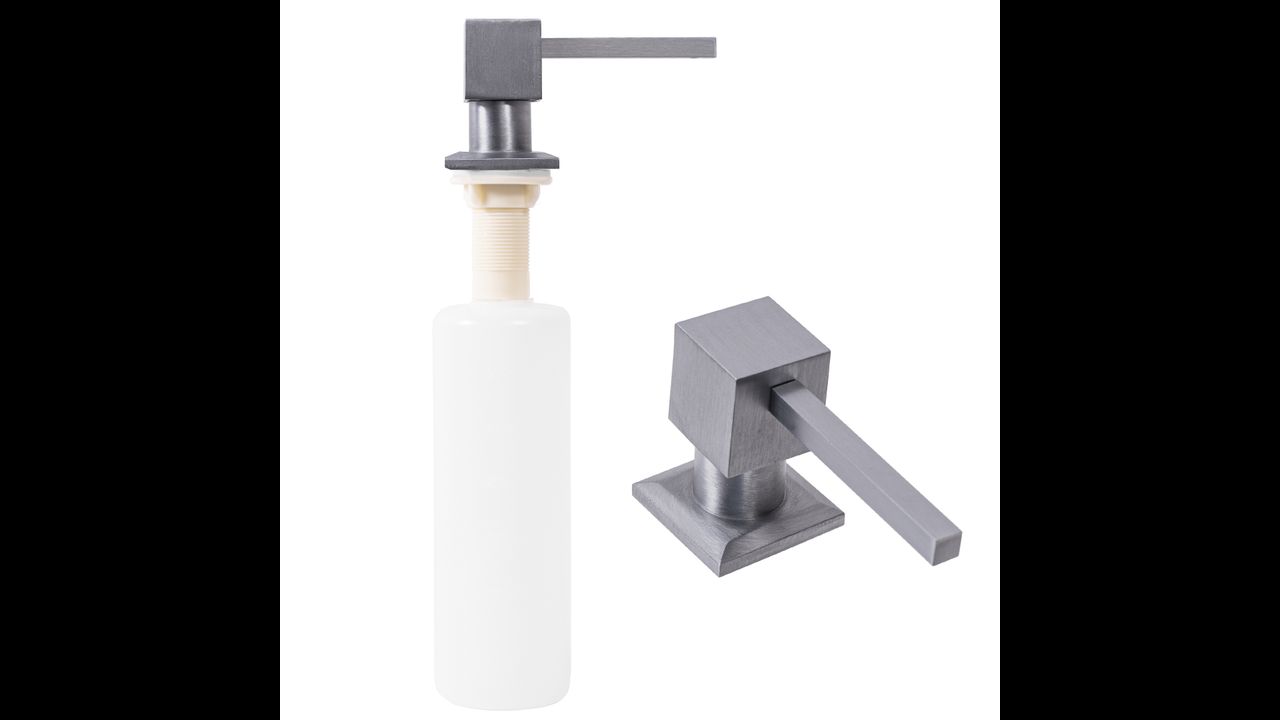 Soap dispenser nickel square