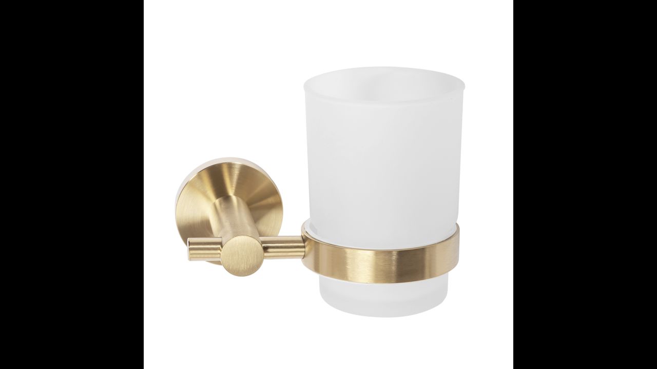 Fürdőszobai pohár Gold brush 322233