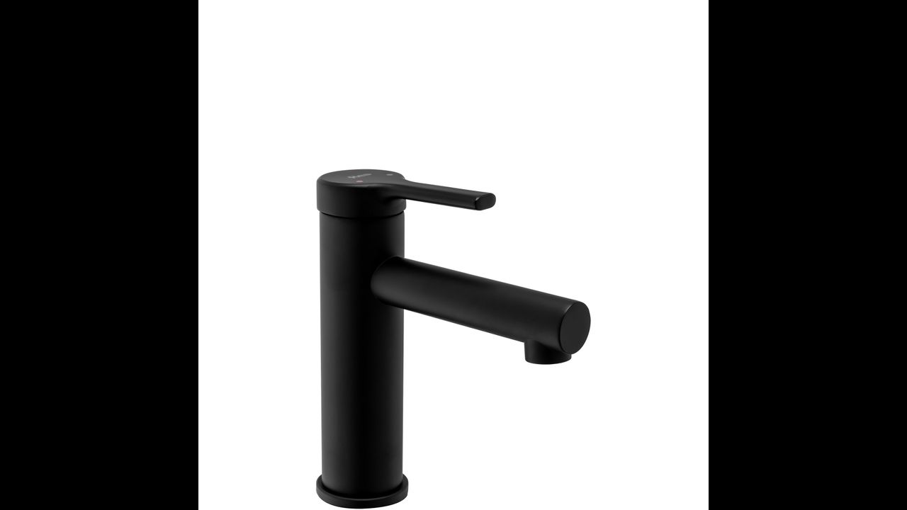 Bathroom faucet Rea Pixel Black low
