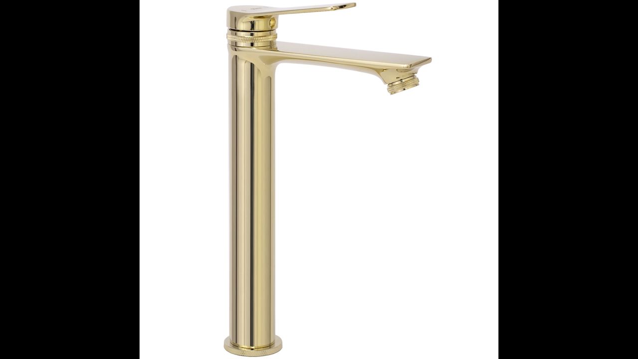 Bathroom faucet Rea Viral Gold High
