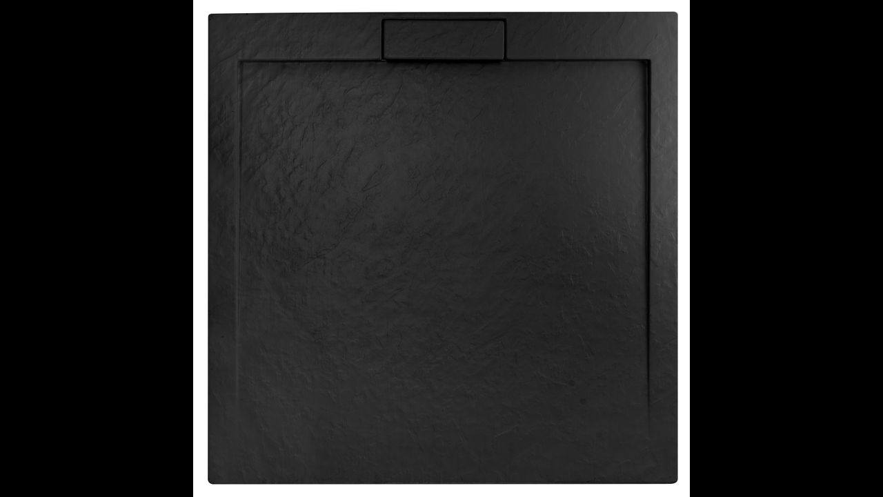 Shower tray Grand Black 90x90