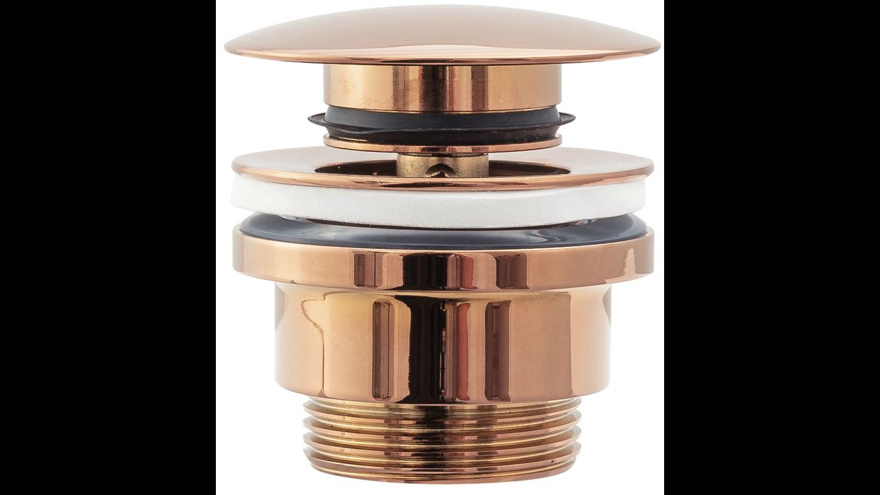 Rea Pink Gold universaalne klikk-klapp kraanikausside stopper