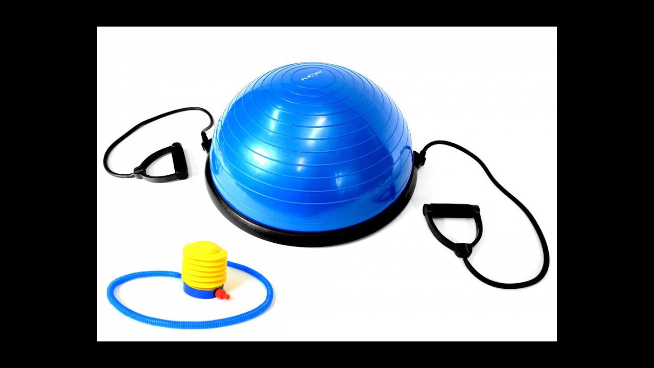 Balón Bosu con cables + bomba Flexifit