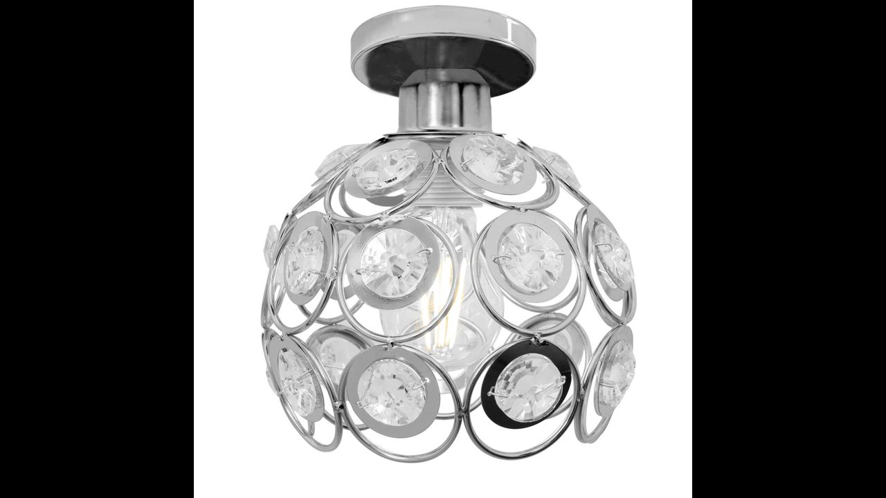 Deckenlampe Kristall Loft silver APP204-1C