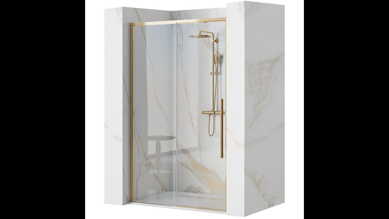 SOLAR GOLD 120 dušas durvis