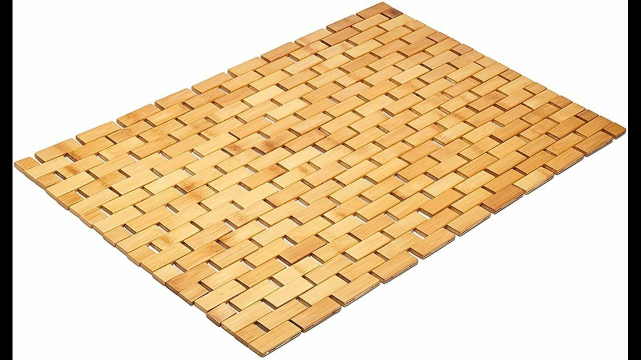 Alfombra de baño de bambú 35X60CM - Aliss