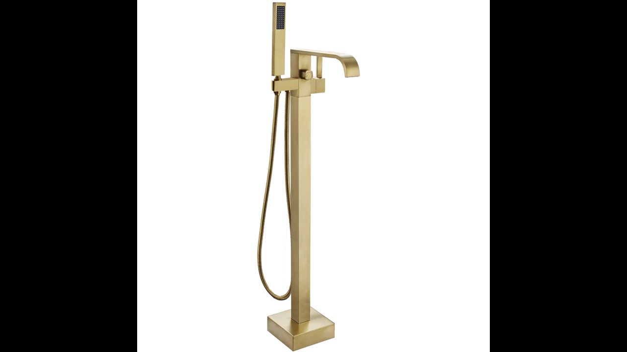 Free-standing faucet Rea Carat Gold Brush