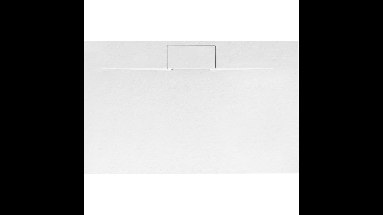 Душовий піддон Rea Bazalt long White 80x100