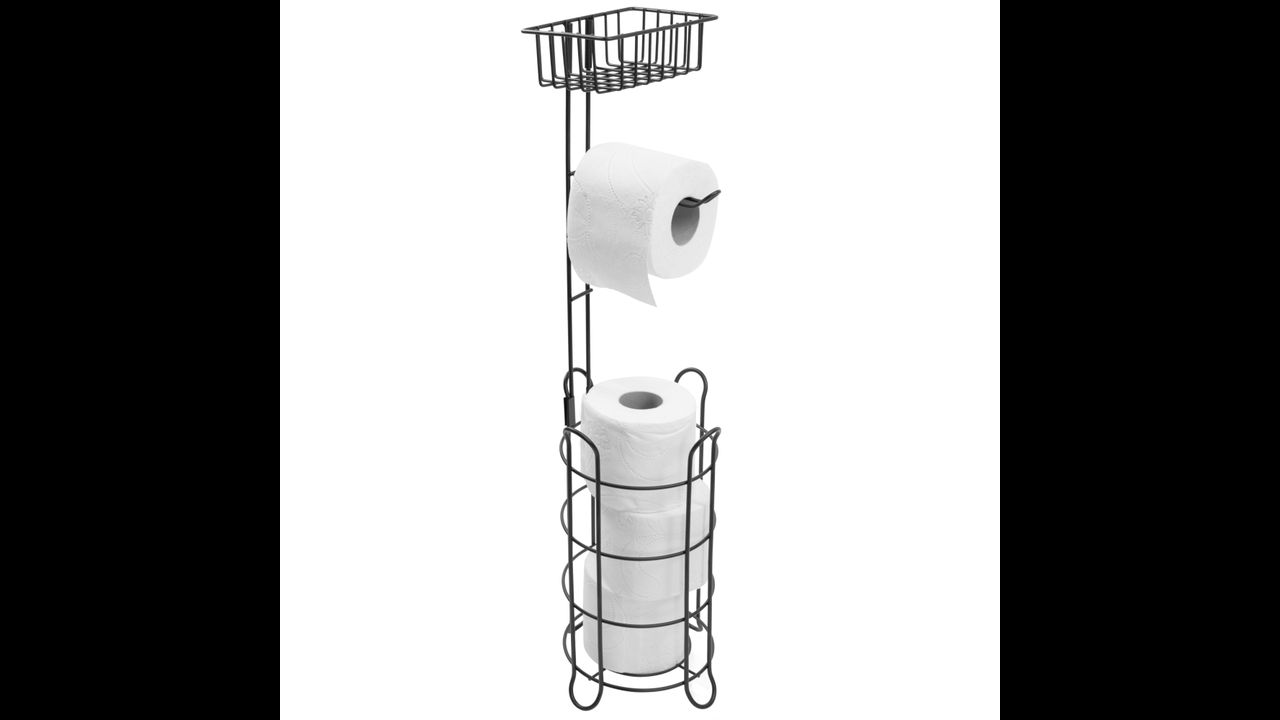 Toilet paper stand Black 322742
