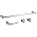Bathroom Accessories Set Mati Brush Nickel 4 Pieces