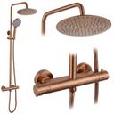 Dušikomplekt ilma jooksutoruta termostaadiga Rea Lungo Copper Brush