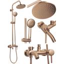 Στήλη ντους Rea Luis Brush Copper, 102 εκ.