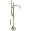 Vloeren  badmengkraan Rea Lungo Diamond Brush Gold