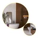 LUSTRO ŚCIENNE LED R-8040 80cm + 40cm