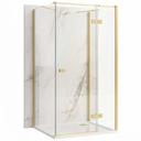 Tuš Kabina Rea Atlas 100x100 Brush Gold