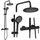 Shower set Rea Foss Clif Black