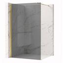 Parete doccia Rea Flexi Grey / Gold 130