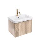 Szafka łazienkowa z umywalką Rea  DB85-50-3 Orio Light 50cm