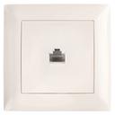 Gniazdo RJ45 z ramką OSTE JNH010-S Beżowe