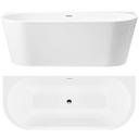 Baignoire acrylique murale CAPRI 170cm
