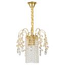 Кристална висяща лампа SWE090-CP 30cm GOLD
