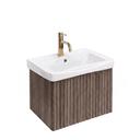 Szafka łazienkowa z umywalką Rea  DB85-50-1 Orio Dark 50cm