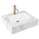 Lavabo suspendu Rea Aresa Grey Gold 60
