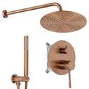 Rea Lungo Diamond paslēpts dušas komplekts Brush Copper + BOX