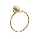 Bathroom hanger Ring 6610 Modern Brush Gold