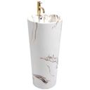 Umywalka Ceramiczna Wolnostojąca Blanka Marble Marmur