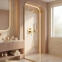 Kit de douche encastré Rea Lungo Venti Gold + BOX