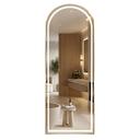 Espejo LED Orbit 50x160cm Brush Gold